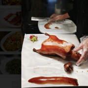 Beijing Duck 1 Course, Crispy Duck Slices with Pancake 一吃：北京烤鸭